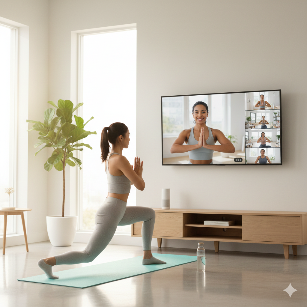 Tren Home Workout dan Fitness App di Asia selama Work From Home.